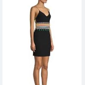 Beautiful Alice and Olivia Dress Sz 4. Little black dress with a twist!